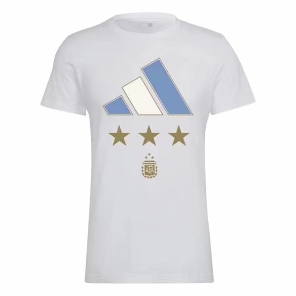 AAA Quality Argentina 22/23 Three Stars White T-Shirts